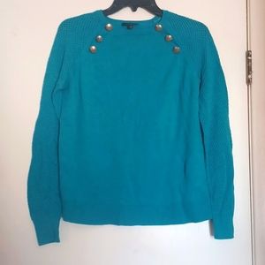 The limited Teal Sweater Size Medium